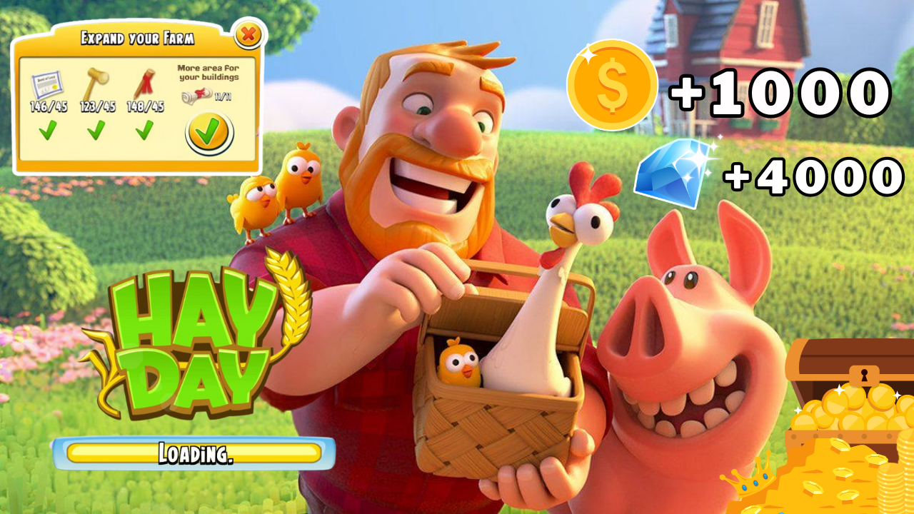 Hay Day – Easy Get Unlimited Free Diamonds